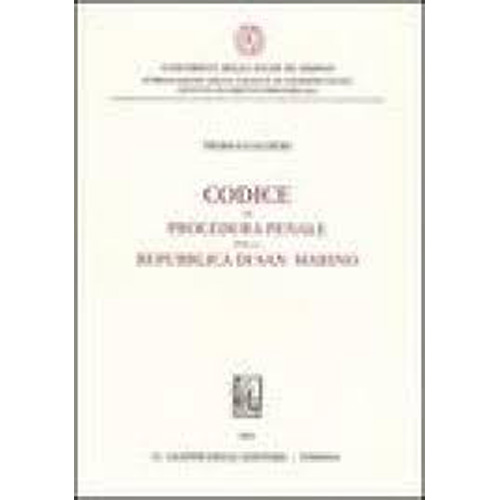 Codice di procedura penale per la Repubblica di San Marino