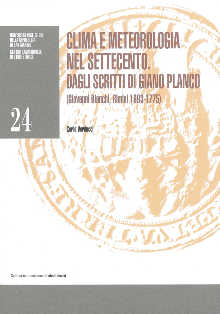 Clima e meteorologia nel settecento dagli scritti di Giano Planco