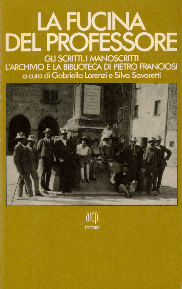 Fucina del professore. Gli scritti i manoscritti l