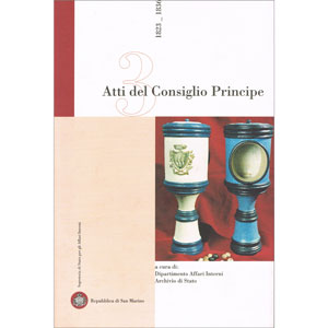 Atti del consiglio principe 3. 1823-1836