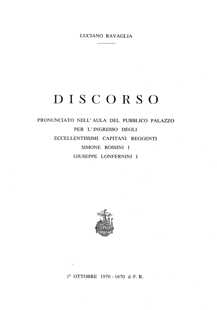 Discorso pronunciato nell