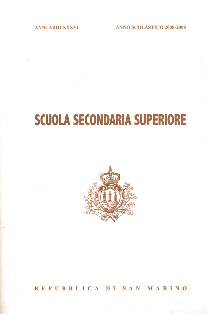 Annuario Scuola Secondaria Superiore anno scolastico 2008-2009