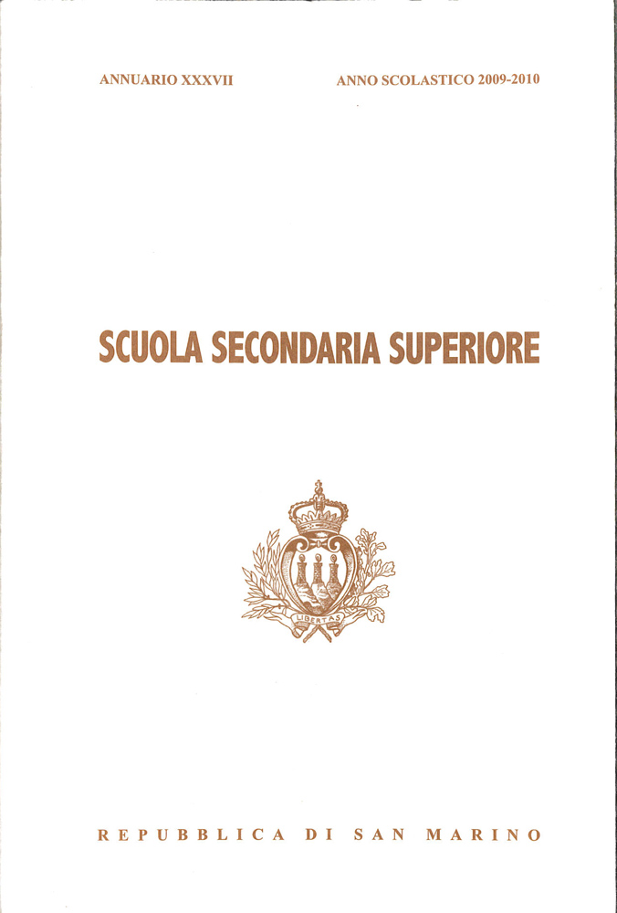 Annuario Scuola Secondaria Superiore anno scolastico 2009-2010