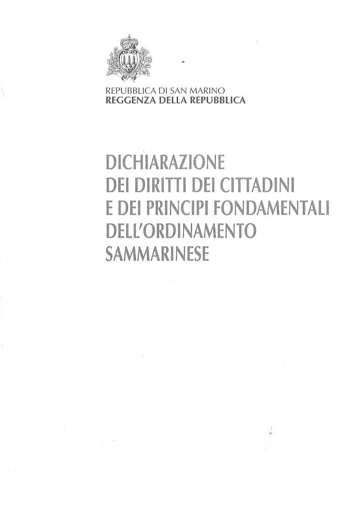 Dichiarazione dei diritti dei cittadini e dei principi fondamentali dell