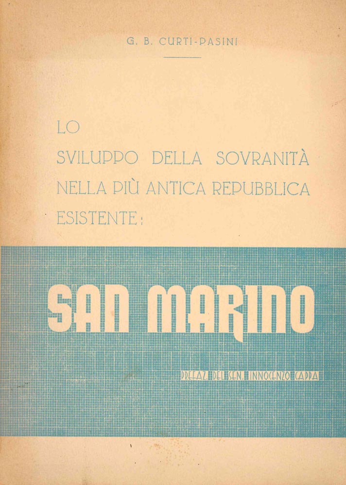 Sviluppo della sovranità nella più antica repubblica esistente: San Marino (lo)